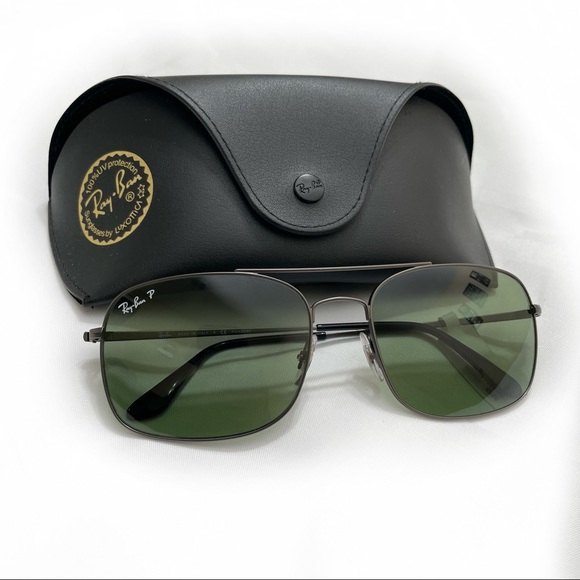 RAY-BAN POLARIZED CLASSIC G-15 SUNGLASSES - Picture 3 of 10